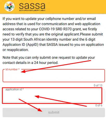 Step 2 Visit Srd.sassa.gov.za Portal for Applicants